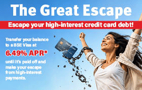 VISA BALANCE TRANSFER 6.49% APR FOR LIFE OF BALANCE